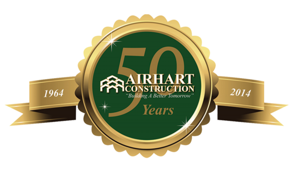 Airhart Construction 50 Year Medalion