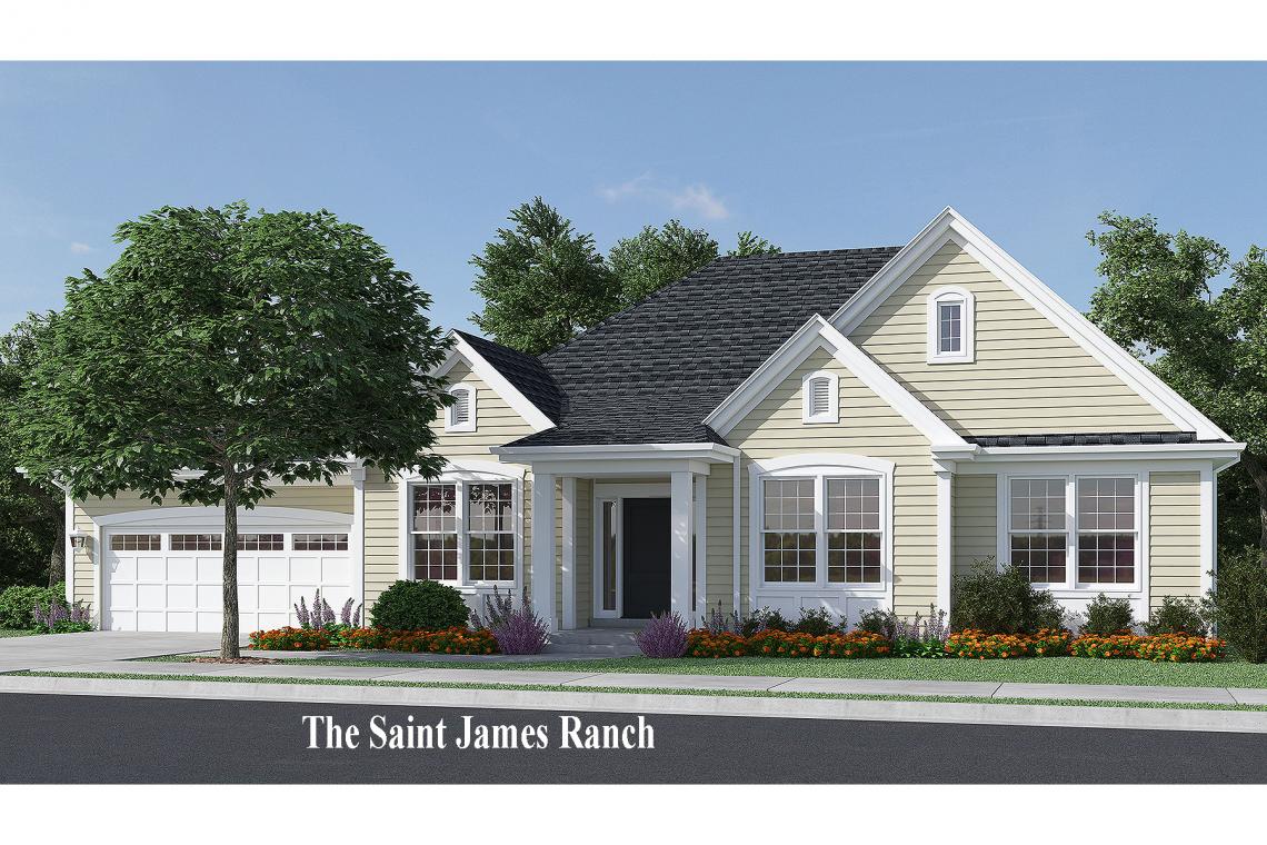 The Saint James Ranch offered as an option to build at 207 W. Traube Avenue, Westmont, IL, 60559