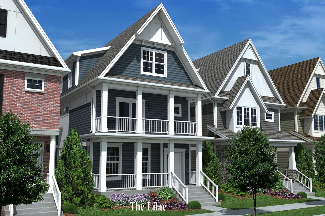 The Lilac custom home for sale at 210 N. West Street in Wheaton