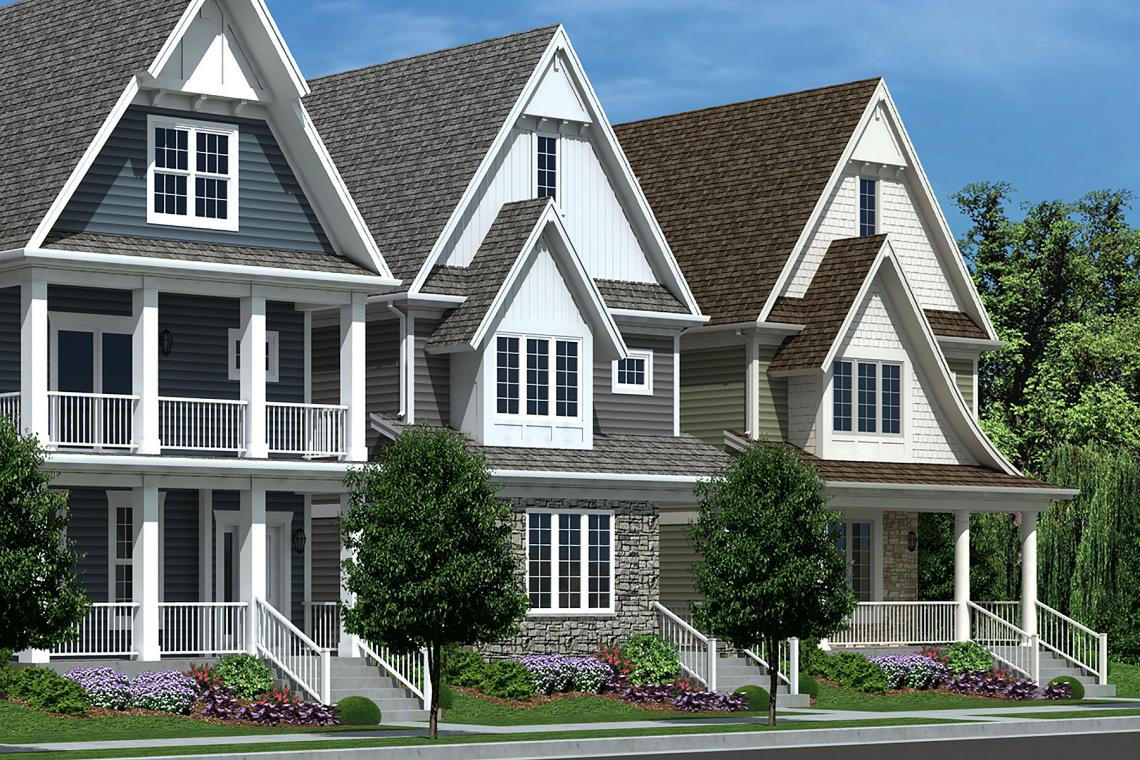 The dogwood custom home for sale in downtown Wheaton by custom home builder Airhart Construction