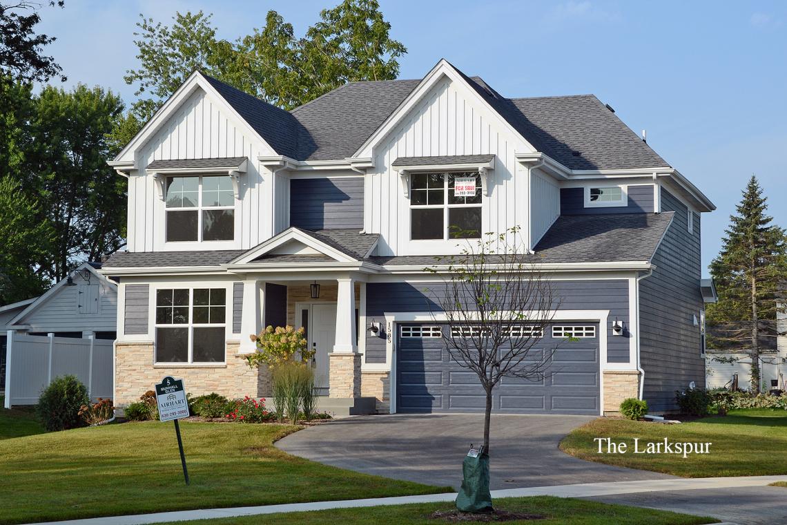 The Larkspur new four bedroom home with craftsman details for sale in St. Charles by Airhart Construction home builder