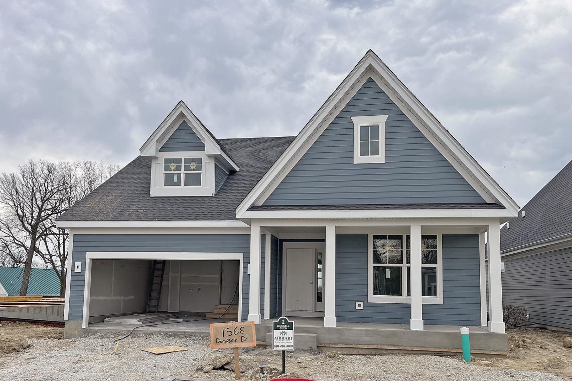 The Sandhill with screened porch and first floor master bedroom for sale in Saint Charles Illinois