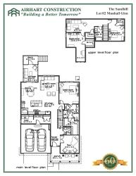 The Sandhill Floor Plan for lot #2 in Munhall Glen