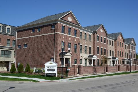The Gary townhome at Courthouse Square in Wheaton