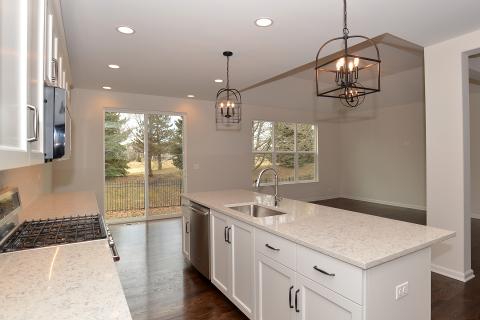 Oakfield Custom Ranch Kitchen by new home builder Airhart Construction