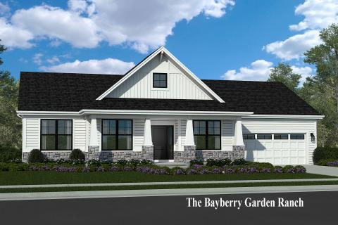 The Bayberry | Custom modern ranch plan by new home builder Airhart Construction