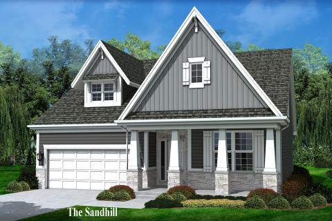 The Sandhill Premier Series First Floor Bedroom option to build in Saint Charles by Airhart Construction