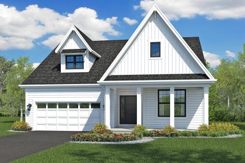 The Premier Sandhill with Farmhouse elevation