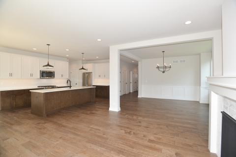 Oakfield Ranch home with Nantucket elevation and three car garage for sale in Saint Charles Illinois 