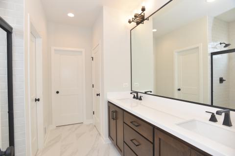 Oakfield Ranch home with Nantucket elevation and three car garage for sale in Saint Charles Illinois 
