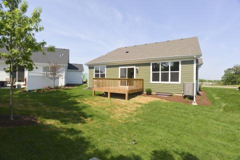 Oakfield Ranch home with Nantucket elevation and three car garage for sale in Saint Charles Illinois 