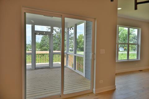 The Sandhill with screened porch and first floor master bedroom for sale in Saint Charles Illinois
