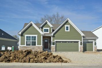 Oakfield Ranch home with Nantucket elevation and three car garage for sale in Saint Charles Illinois 