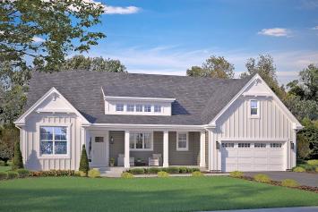 The Savanna ranch is one of the many floor plan options to build in Munhall Glen of Saint Charles