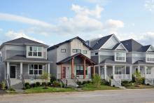 New cottage style row home in Warrenville for sale by Airhart Construction