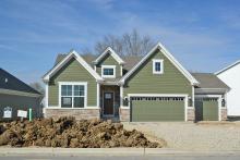 Oakfield Ranch home with Nantucket elevation and three car garage for sale in Saint Charles Illinois 