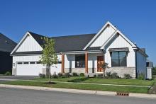 The Dover custom ranch home features many new design options 